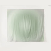 Sage Green Gradient Aura Wandteppich (Vorderseite (Horizontal))