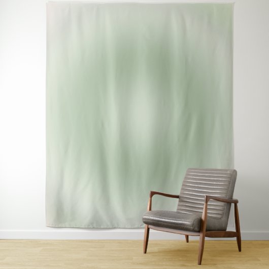 Sage Green Gradient Aura Wandteppich (Beispiel)