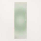 Sage Green Gradient Aura Yogamatte (Vorderseite)