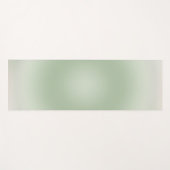 Sage Green Gradient Aura Yogamatte (Vorderseite (Horizontal))