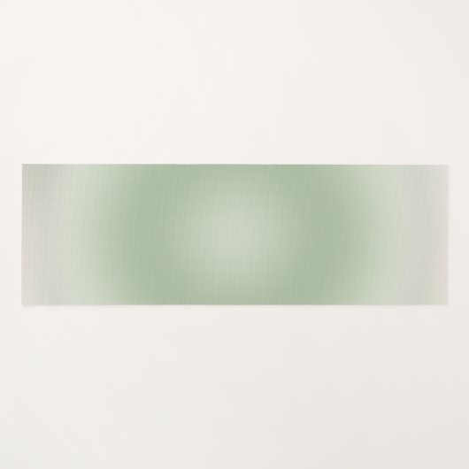 Sage Green Gradient Aura Yogamatte (Vorderseite (Horizontal))