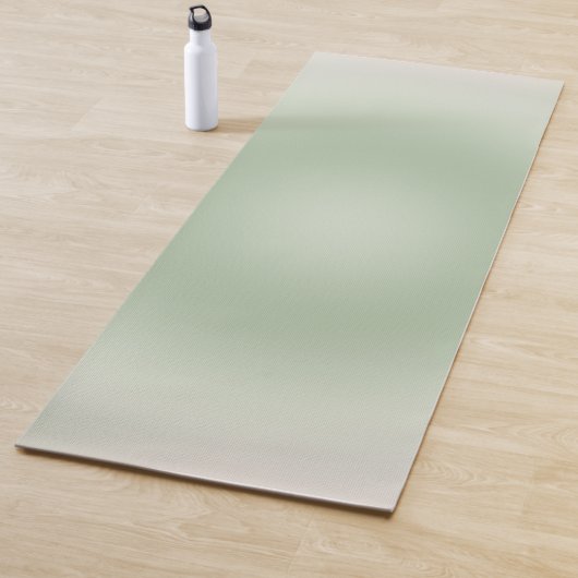 Sage Green Gradient Aura Yogamatte (Beispiel)