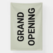 Sage Green Grand Opening Banner (Vertikal)