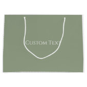 Sage Green Große Geschenktüte (Vorderseite)