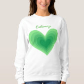 Sage Green Heart Thunder_Cove Sweatshirt (Vorderseite)