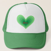 Sage Green Heart Thunder_Cove Trucker Hut Truckerkappe (Vorderseite)