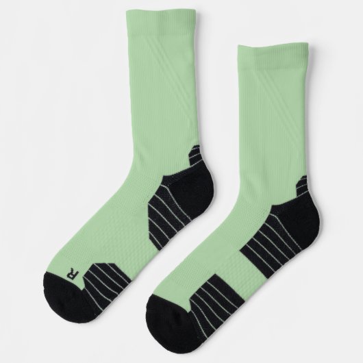 Sage Green High Performance Athletic Crew Socks Socken (Links)