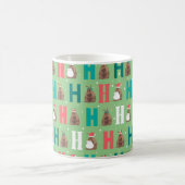 Sage Green Ho Ho Ho Armadillo Kaffeetasse (Mittel)