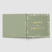 Sage Green Hochzeitsbuch Gästebuch (Voll)