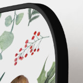 Sage Green Holiday Personalized Pickleball Schläger (Linke Seite)