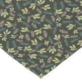 Sage Green Holly Christmas Kurzer Tischläufer (Ecke)