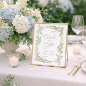 Sage Green Hydrangea Karten und Geschenke Schild