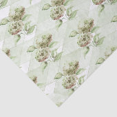 Sage Green Hydrangea Tissue Paper Seidenpapier (Ausschnitt)