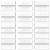 Sage Green Individual Guest Address Labels (Vorderseite)