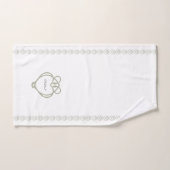 Sage Green Irish Celtic Swan Liebe kennt Familienn Badhandtuch Set (Handtuch)