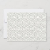 Sage Green Irish Celtic Swan Liebe kennt Familienn Mitteilungskarte (Rückseite)