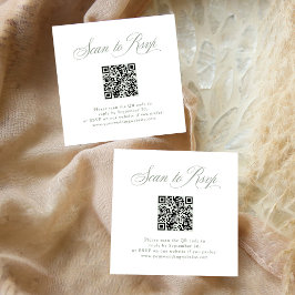 Sage Green Italian Elegance | UAWG mit QR-Code Begleitkarte