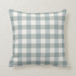 Sage Green Kariert Country Farm Gingham Simple Kissen<br><div class="desc">Grün kariert,  und Salbei grün werfen Kissen.  Country Gingham einfache Bauernhaus-Wohngestaltung.  Weihnachten und das ganze Jahr über.</div>