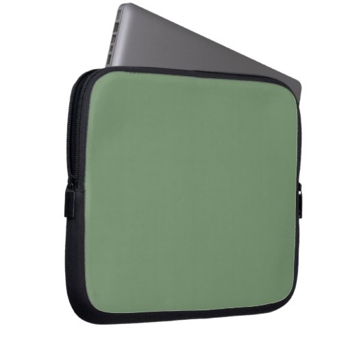 Sage Green Laptop Sleeve (Vorne Rechts)