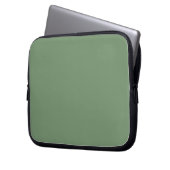 Sage Green Laptop Sleeve (Vorderseite Links)