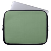 Sage Green Laptop Sleeve (Vorderseite)
