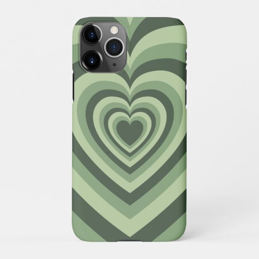 Sage Green Latte Liebe Kaffee Herz-Case-Mate iPhon iPhone Hülle (Rückseite)