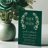 Sage Green Laurel Verlasse Elegant Emerald Wedding Save The Date