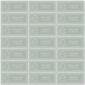 Sage Green Leafy Wappen Monogram Guest Address Aufkleber (Vorderseite)