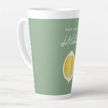 Sage Green & Lemon Script Cooking Individuelle Nam