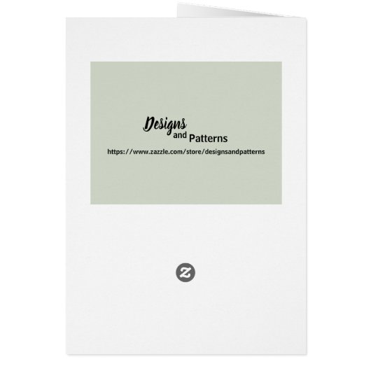 Sage Green (Light Medium Dark) White Stripes Blank (Hinten)