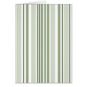 Sage Green (Light Medium Dark) White Stripes Blank (Vorne)