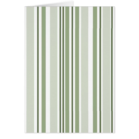 Sage Green (Light Medium Dark) White Stripes Blank (Vorne)