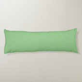 Sage Green light muted solid color pillow Seitenschläferkissen (Rückseite)