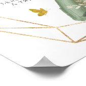 Sage Green Lila Quinceañera Fünfzehn ist süß Poster (Ecke)