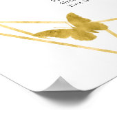 Sage Green Lila Quinceañera Seekartenzeichen Poster (Ecke)