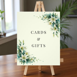 Sage Green Lily Valley Floral Cards Gifts Sign Fotodruck