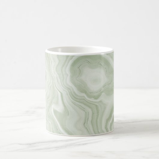 Sage Green Marble Kaffeetasse (Mittel)