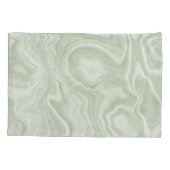 Sage Green Marble Kissenbezug (Rückseite)