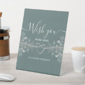 Sage Green Memorial Sockelschild (In SItu)