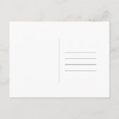 Sage Green Minimal Wedding Save The Date Ankündigungspostkarte (Rückseite)