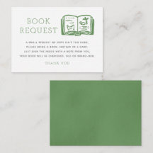 Sage Green Minimalistisch Book Request Encryption 