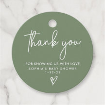 Sage Green Minimalistisch Modern Boho Babydusche