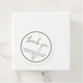 Sage Green Minimalistisch Modern Boho Babydusche Geschenkanhänger (Beispiel)