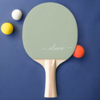 Sage Green Minimalistisch Modern Monogram Elegant