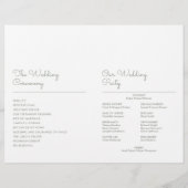 Sage Green Minimalistisch Script Wedding (Rückseite)