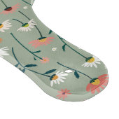 Sage Green Modern Boho Wildblume Cutting Board Schneidebrett (Ecke)