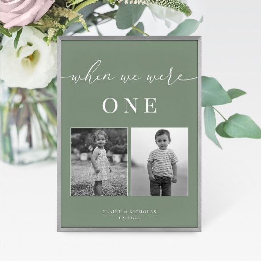 Sage Green Modern Elegante Hochzeitzeitzeitzeitzei Tischnummer