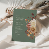 Sage Green Modern Fall Terracotta Einladung