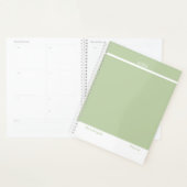 Sage Green Modern Layout Large Planer (Anzeige)