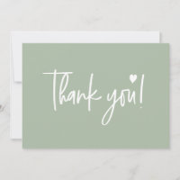 Sage Green Modern Script Baby Dusche